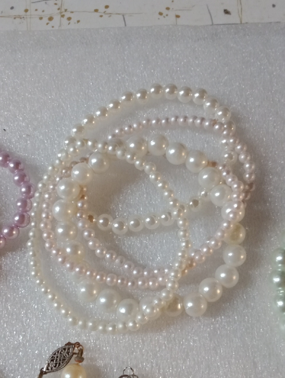 24 Piece Vintage To Modern Faux Pearl Bundle #A467 - Picture 7 of 11